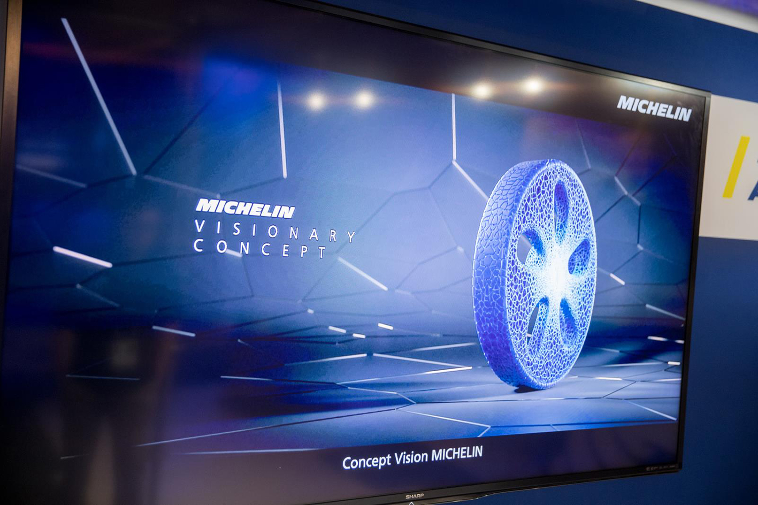 michelin visionary concept 3d printer tire tv