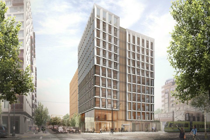 wood skyscraper approved in portland pdx high rise