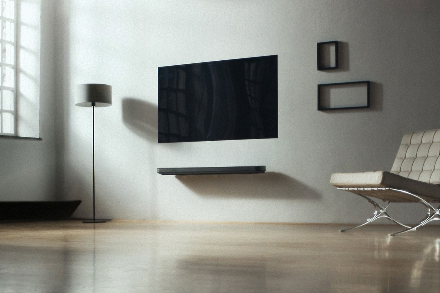 LG's 77-inch Wallpaper OLED TV W7 Series