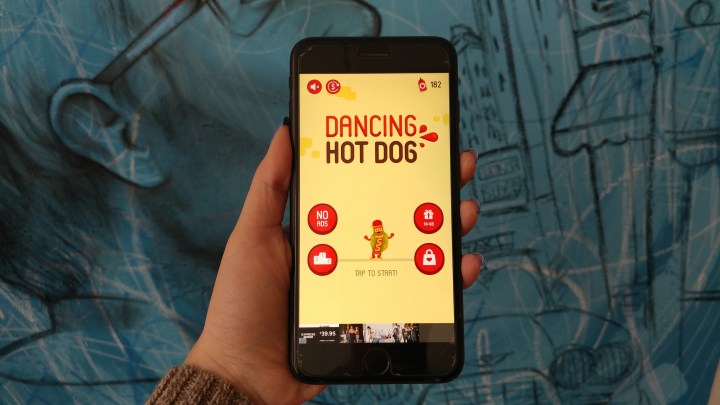 App Attack Dancing Hot Dog