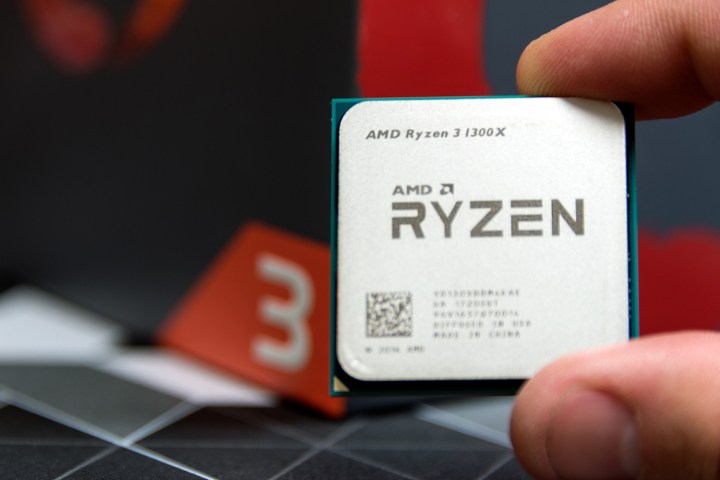 AMD Rizen CPU 3 close box