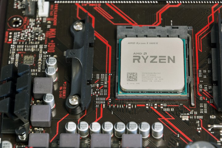 AMD Rizen CPU 1600X on board