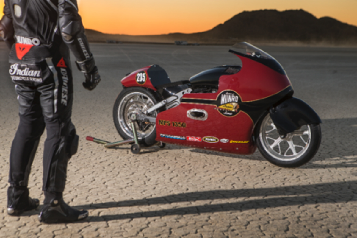 Indian Motorcycle set three land speed records