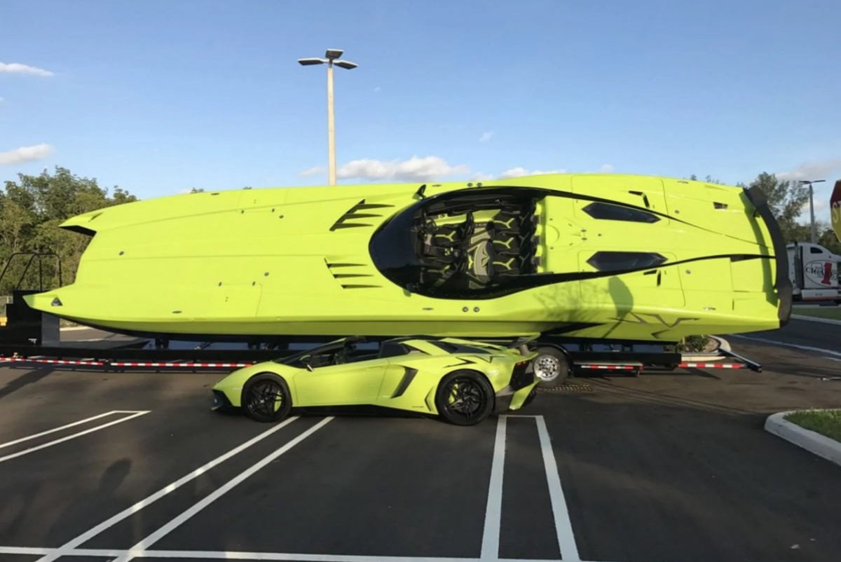 Lamborghini and Lamboat