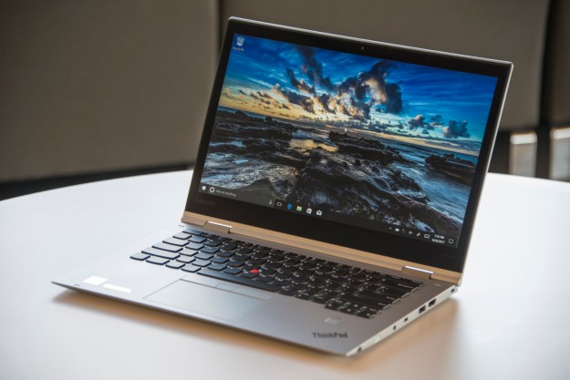 Laptop mode on a table — Lenovo ThinkPad X1 Yoga
