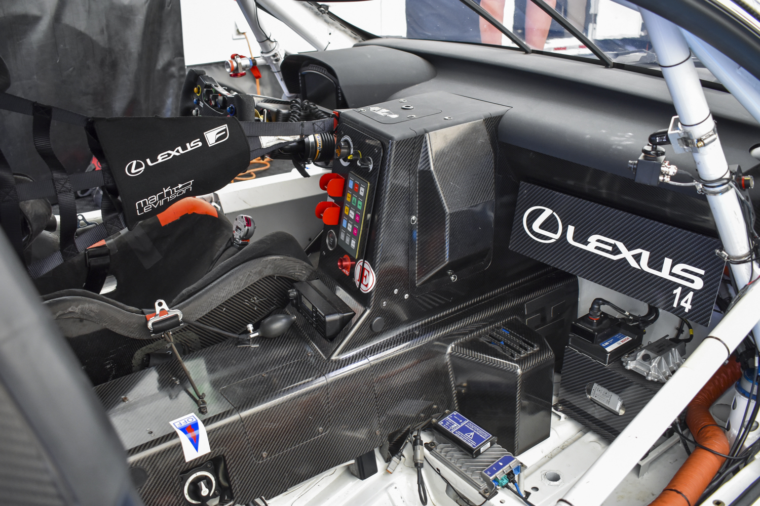 Cockpit of the Lexus RC F GT3