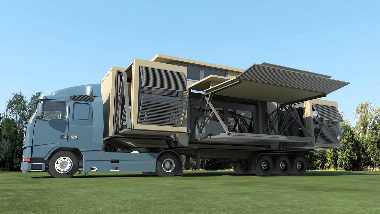 Ten Fold Engineering Deploys Flat-Pack Homes that Build Themselves |  Digital Trends