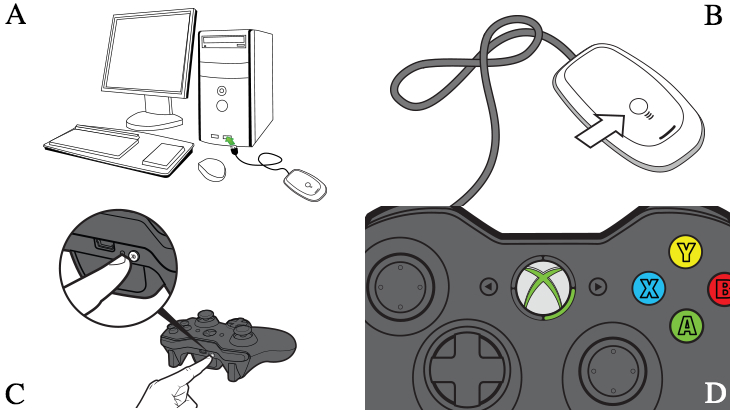 Как подключить джойстик к адаптеру. Xbox 360 контроллер к ПК. Блютуз к джойстику Xbox 360. Подключить геймпад Xbox one к 360. Xbox 10 контролер к ПК.