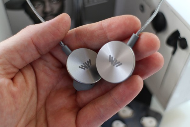 I.Am+ Buttons earbuds review in hand