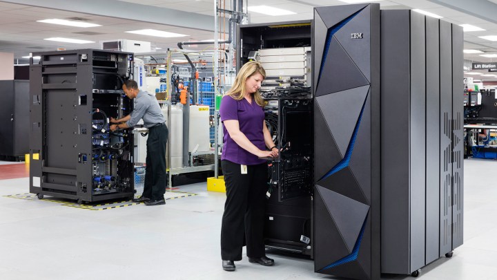 IBM's new Z mainframe servers encrypt everything.