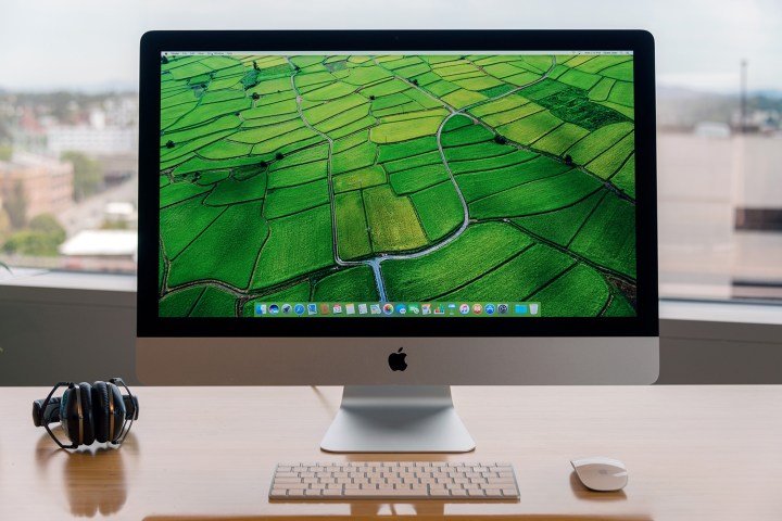 Apple iMac with Retina 5K Display review green wallpaper