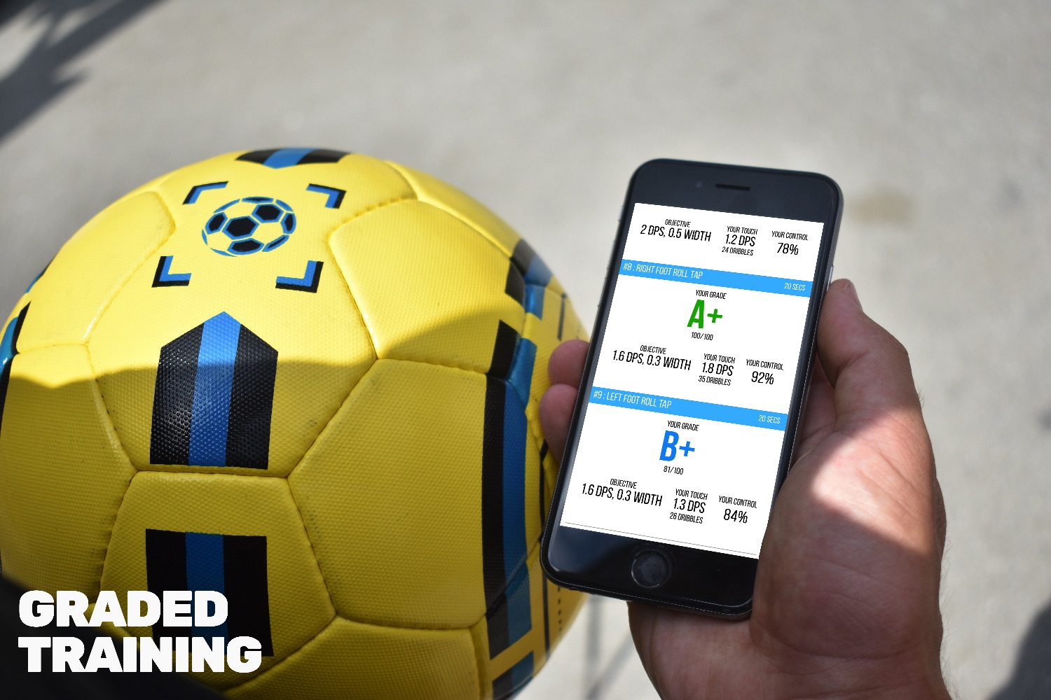 dribbleup soccer ball graded training