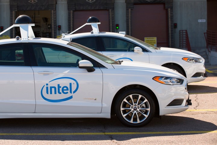 Intel self-driving cars