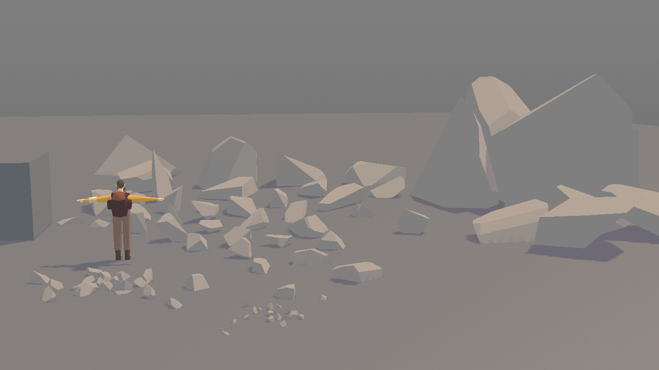 Seed Concept Art featuring another angle of rocks and boulders