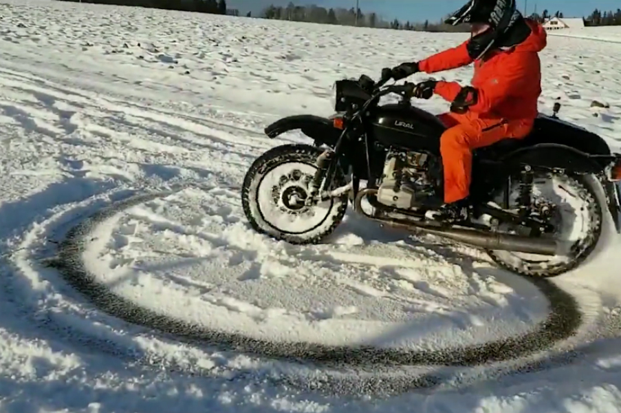 Ural sidecar motorcycle