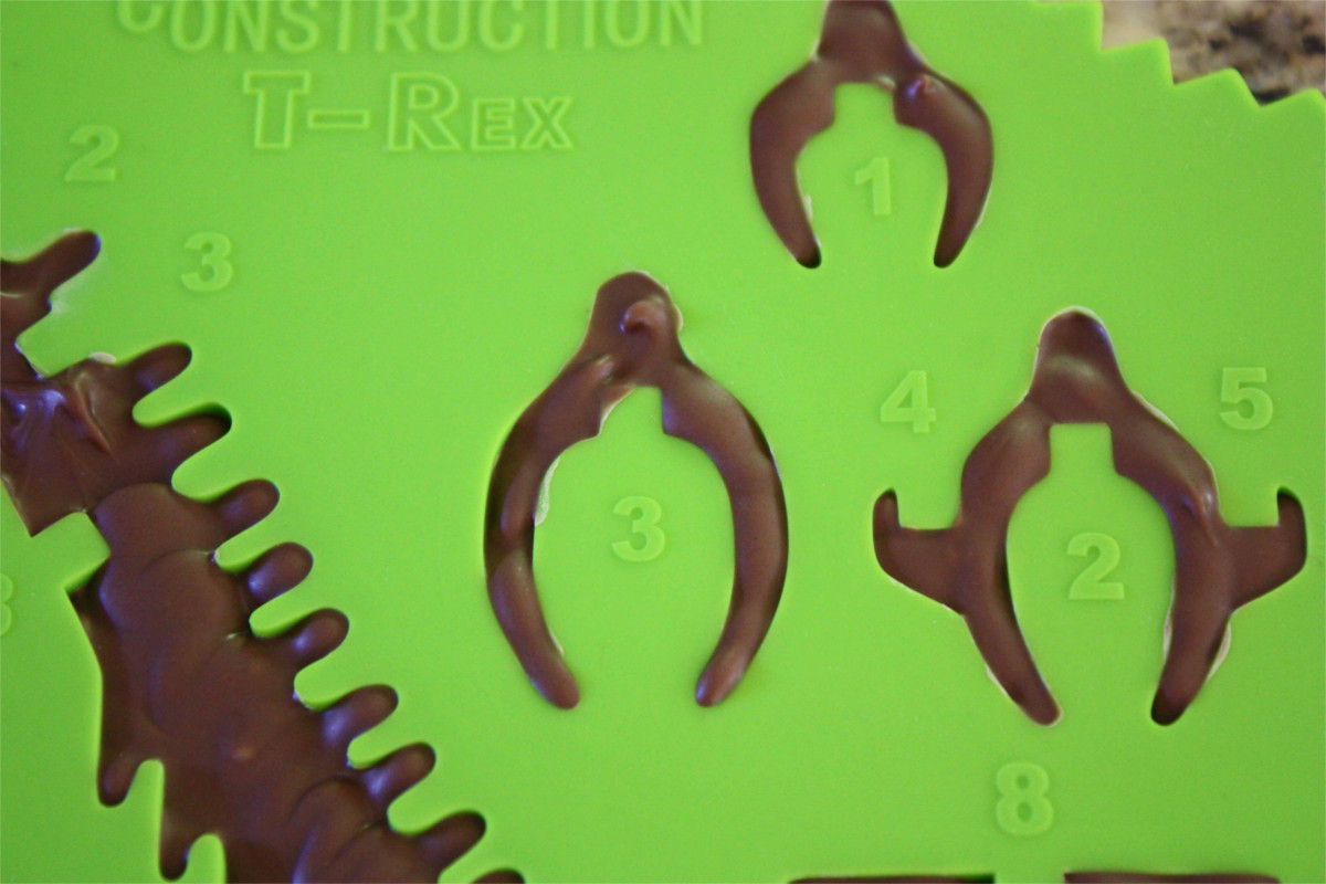 chocolate construction t rex 5