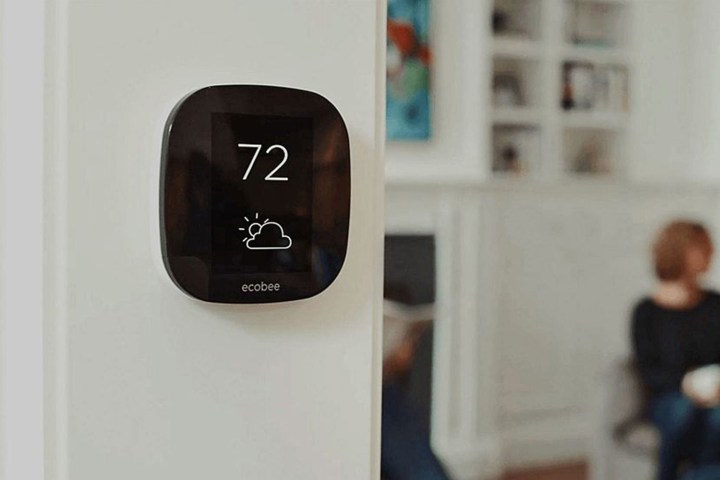 Ecobee4 smart thermostat close