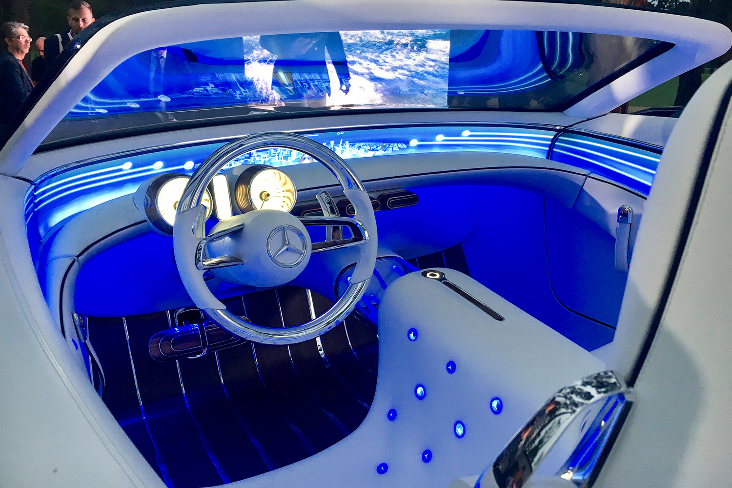 Monterey Car Week recap Mercedes Maybach Cabrio interior