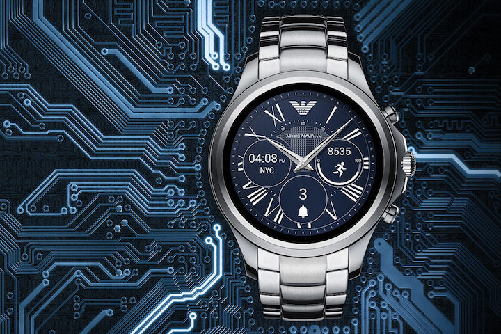 armani android wear smartwatch emporio connected