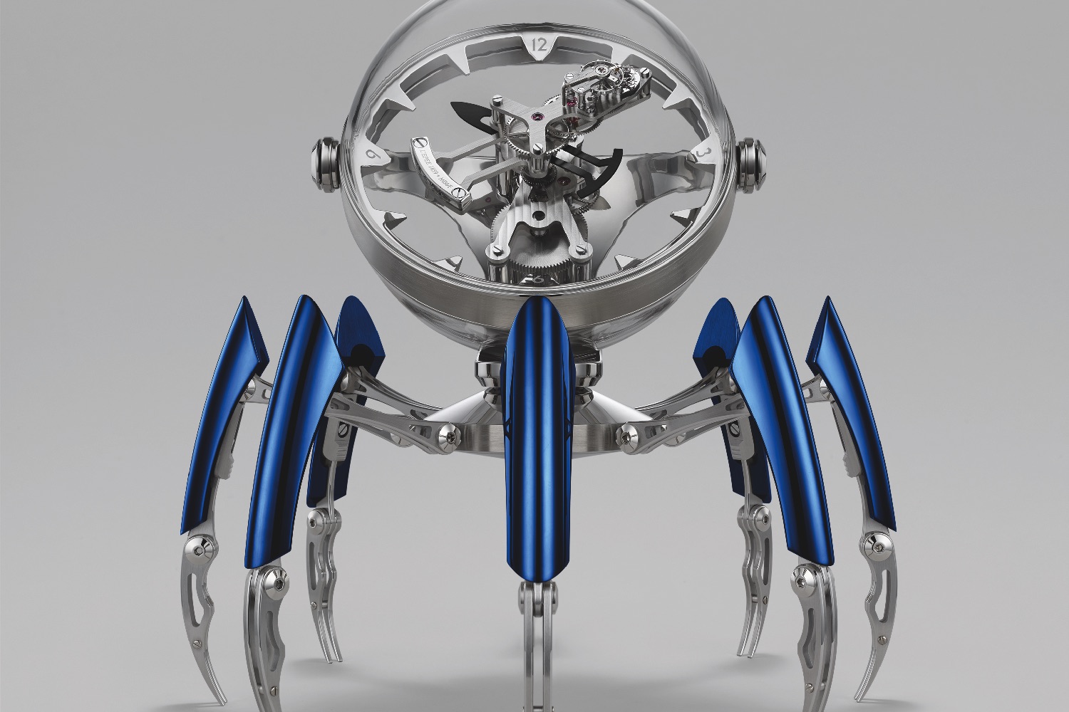 robot octopus clock octopod face blue hres cmyk