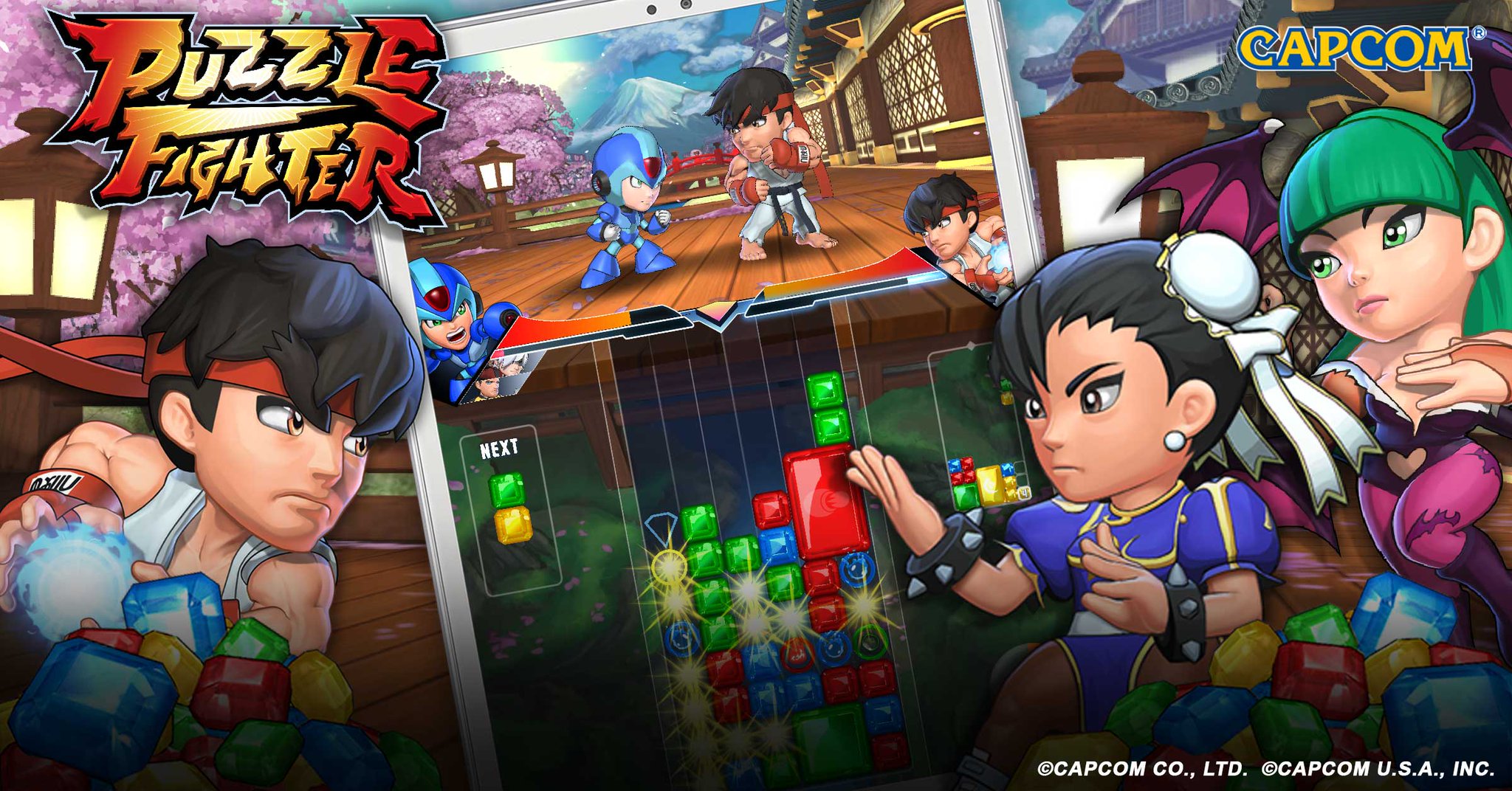 Capcom Announces Free-to-Play 'Puzzle Fighter' Mobile Game