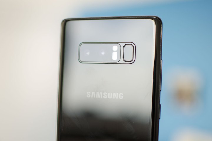 Samsung Galaxy Note 8 review back top