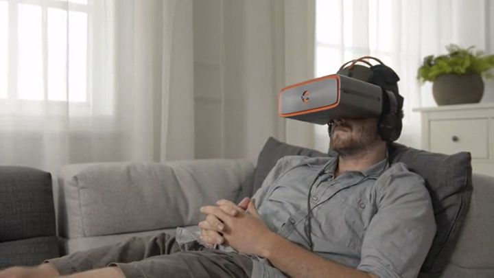 Cinera, the world's first cinema VR headset