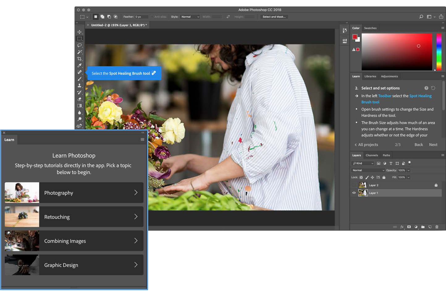 adobe photoshop 2018 updates max 2017 learn panel copy