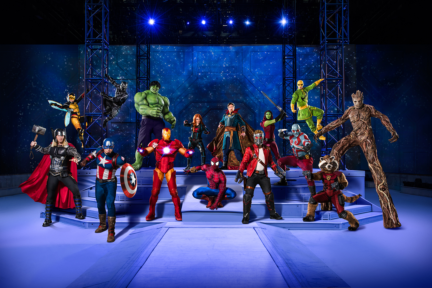marvel universe live circus age of heroes on stage 1
