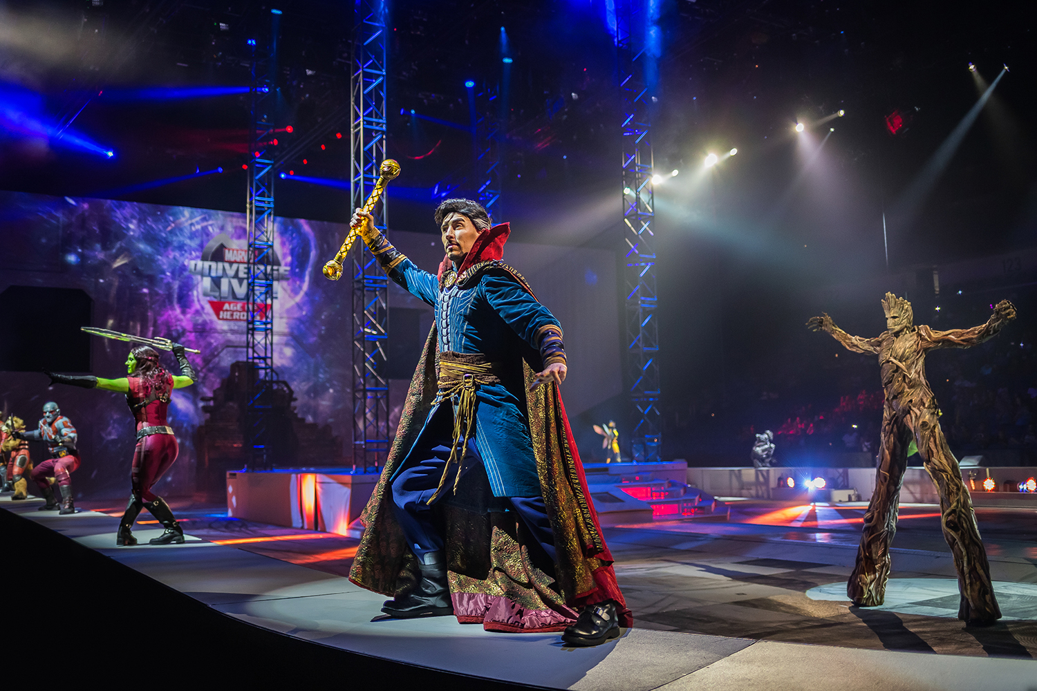 marvel universe live circus age of heroes on stage 6