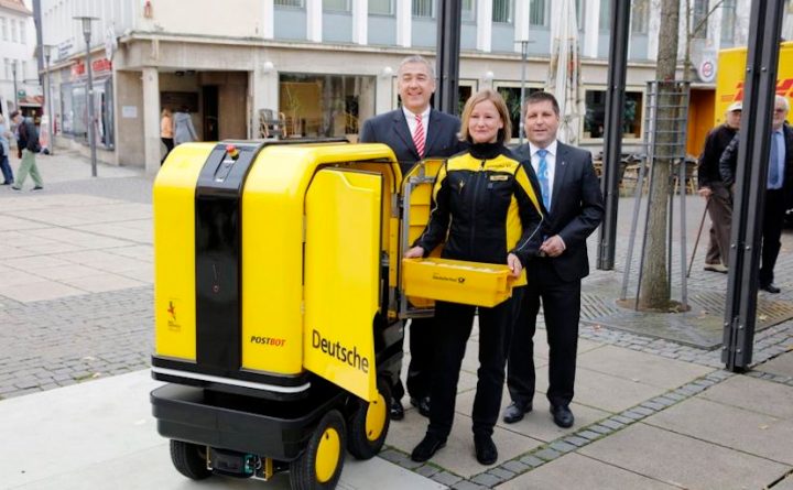 dhl mail robot postbot delivery