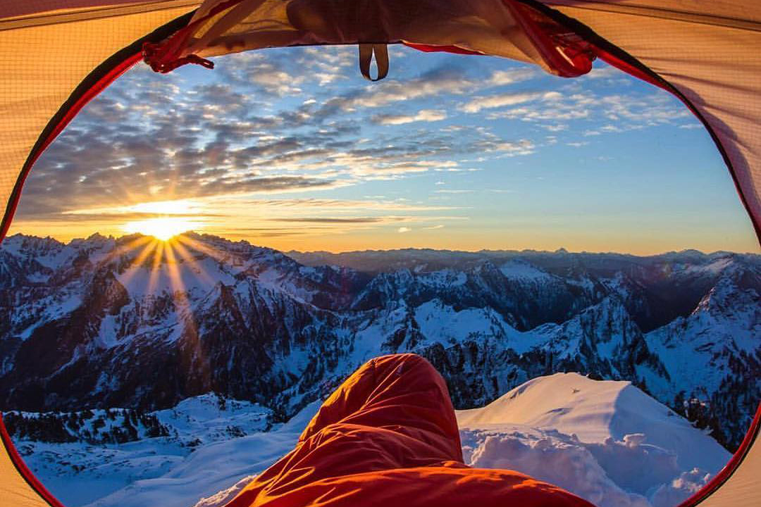 best Instagram accounts wilderness tent view