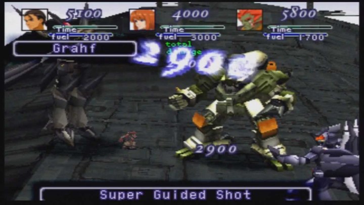 Gameplay from Xenogears.