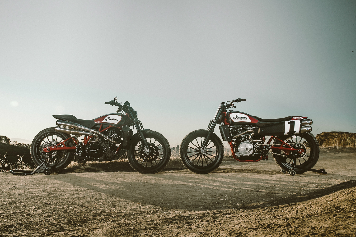 Indian Scout FTR1200 and FTR750