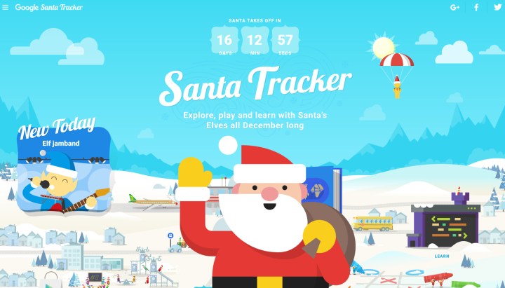 google santa tracker 2017