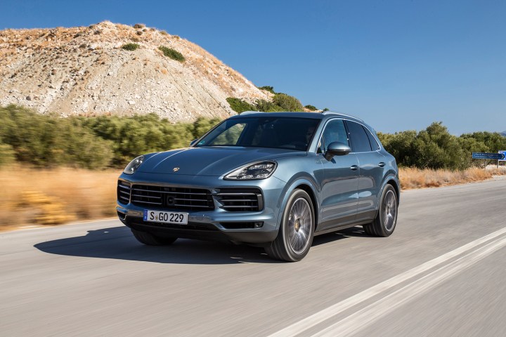 porsche cayenne s review front angle