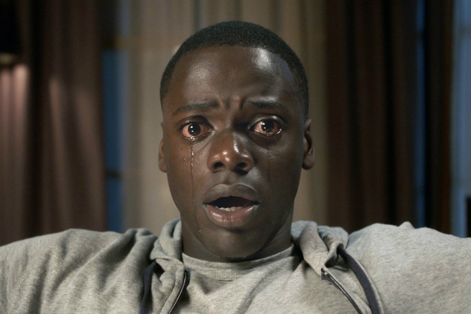 Chris crying in "Get Out."