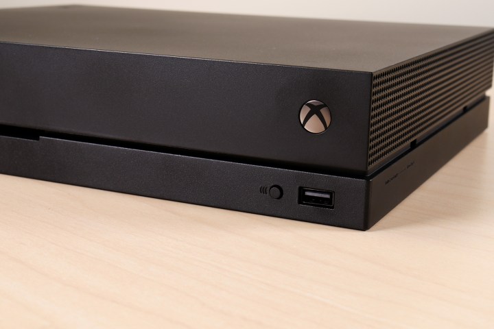 Xbox One X review logo