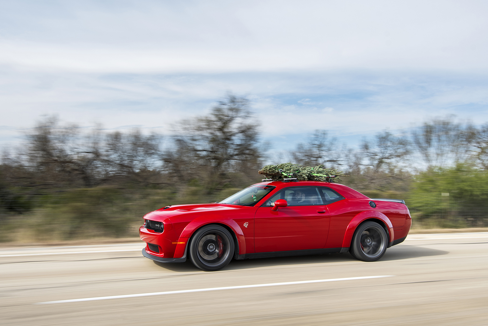 hennessey and dodge takes record for worlds fastest christmas tree 174mph 04