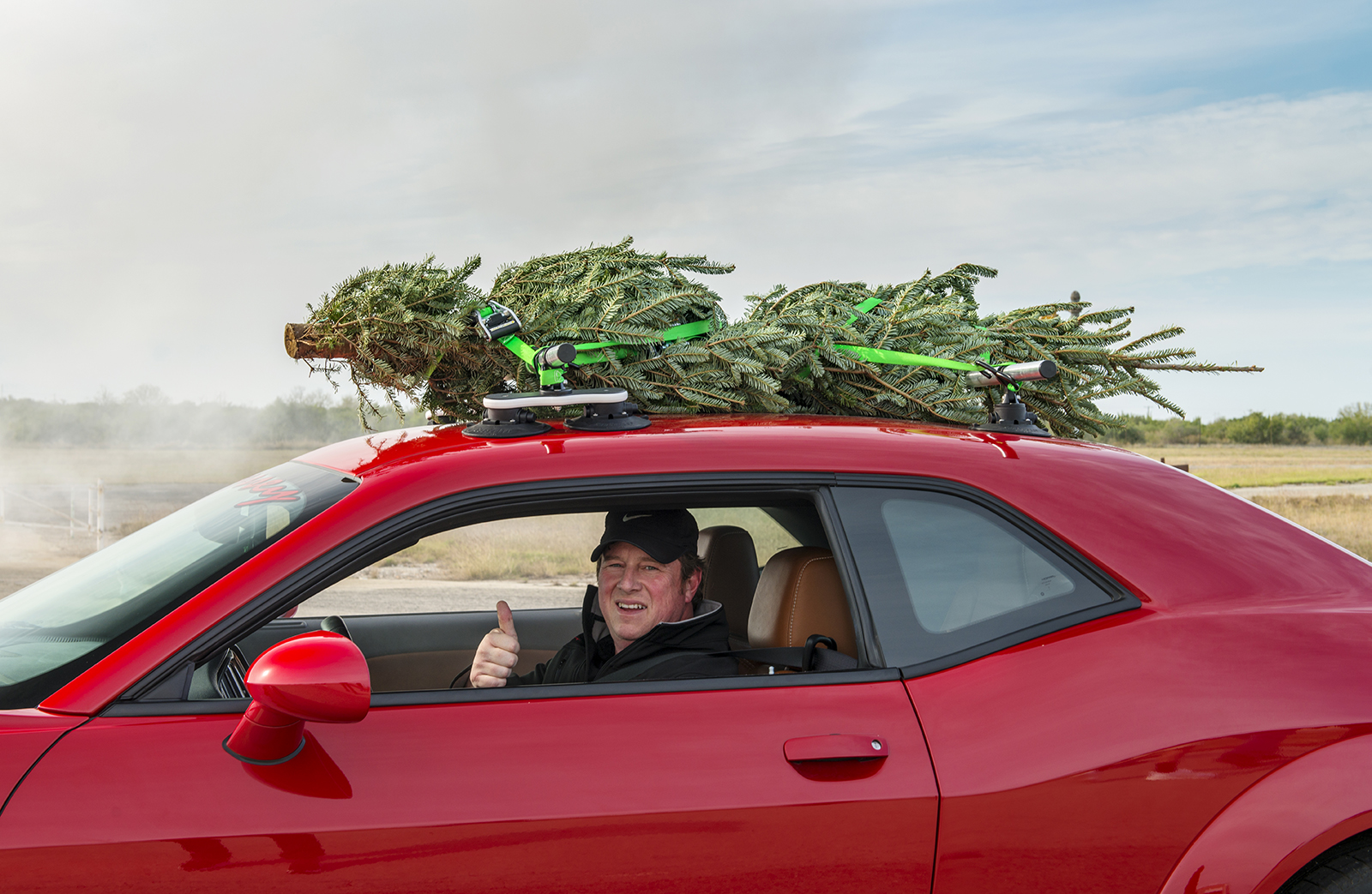 hennessey and dodge takes record for worlds fastest christmas tree 174mph 23