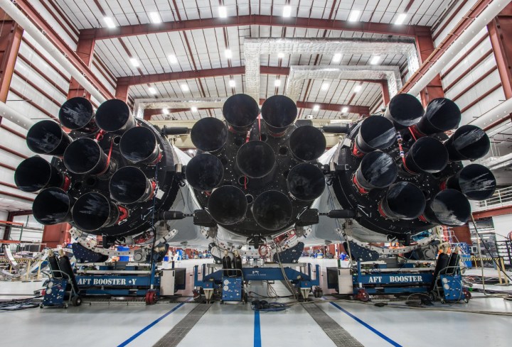 Elon Musk SpaceX Falcon Heavy rocket