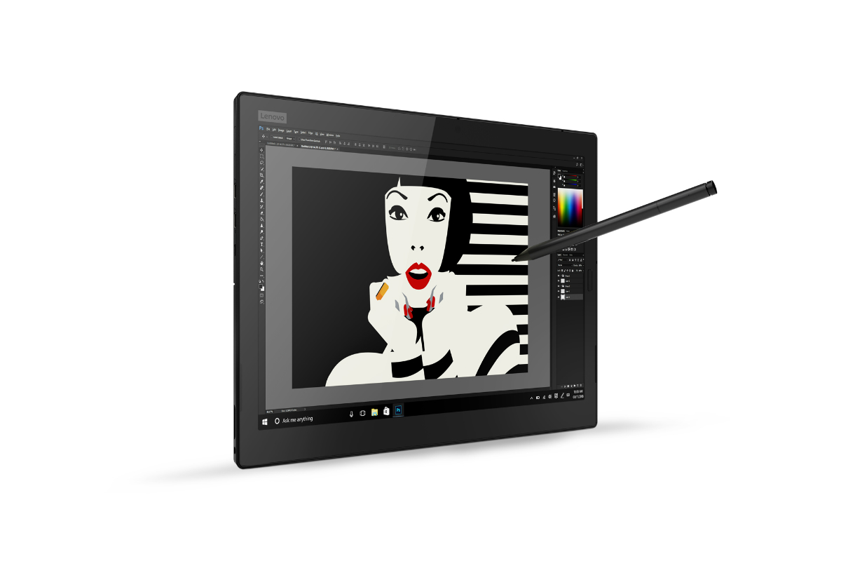 lenovo introduces updated thinkpad x1 line 13 tablet with pen hero front facing right