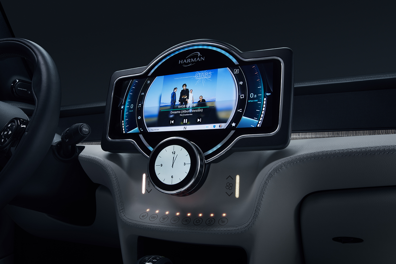 harman anfuture in autonomous driving and car connectivity at ces 2018  samsung reveal future 4