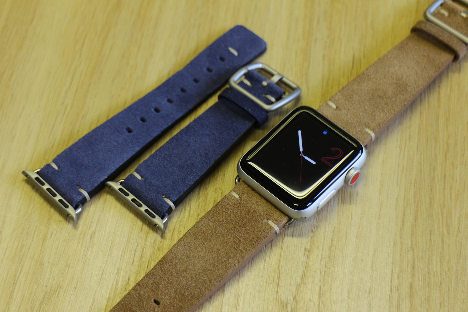Meridio Suede Apple Watch Strap Pair.