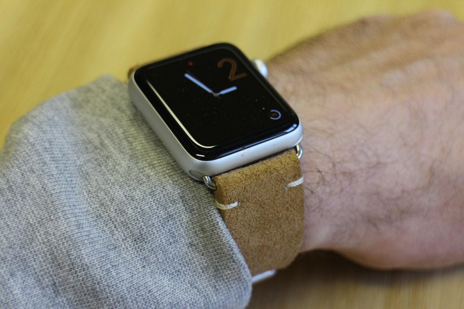 Meridio Suede Apple Watch Strap Side.