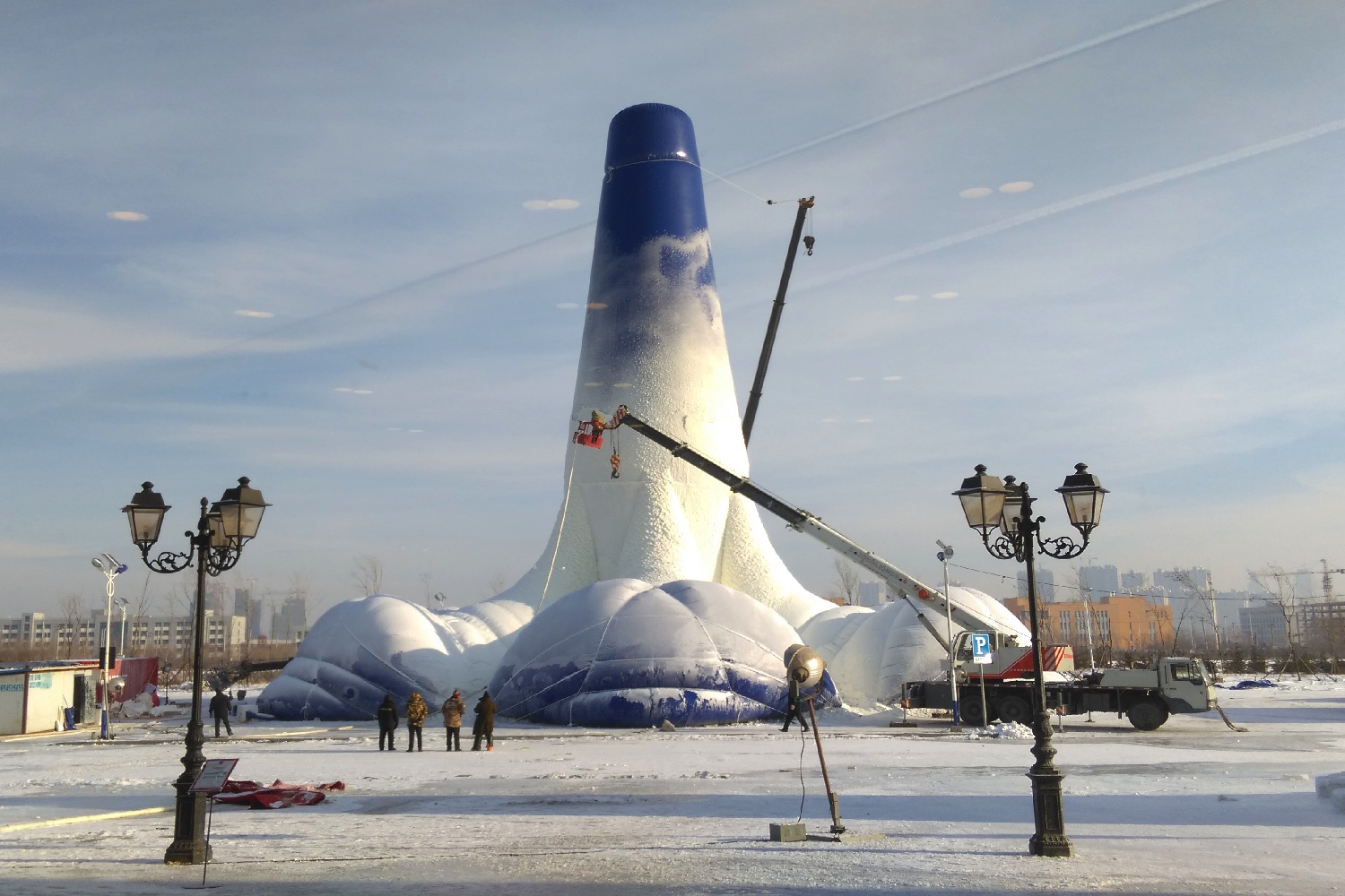 worlds tallest ice tower china 2018 by zhaopeng8