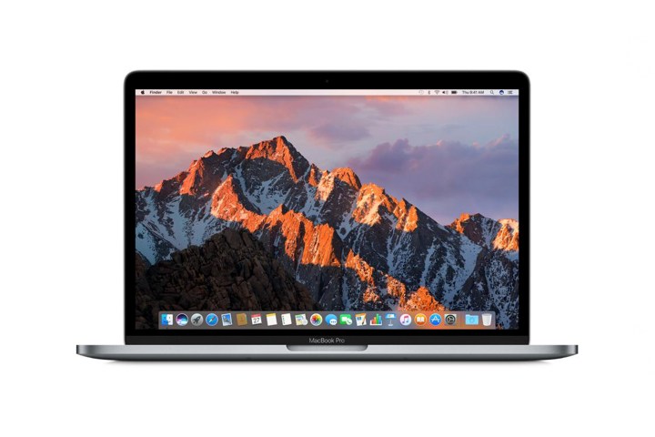 The 13-inch Apple MacBook Pro on a white background.