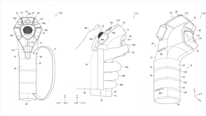 playstation vr motion controller patents patent