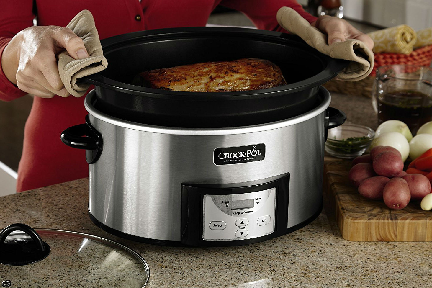 Crock-pot Crockpot 6-Quart Connected Slow Cooker, Works With Alexa
