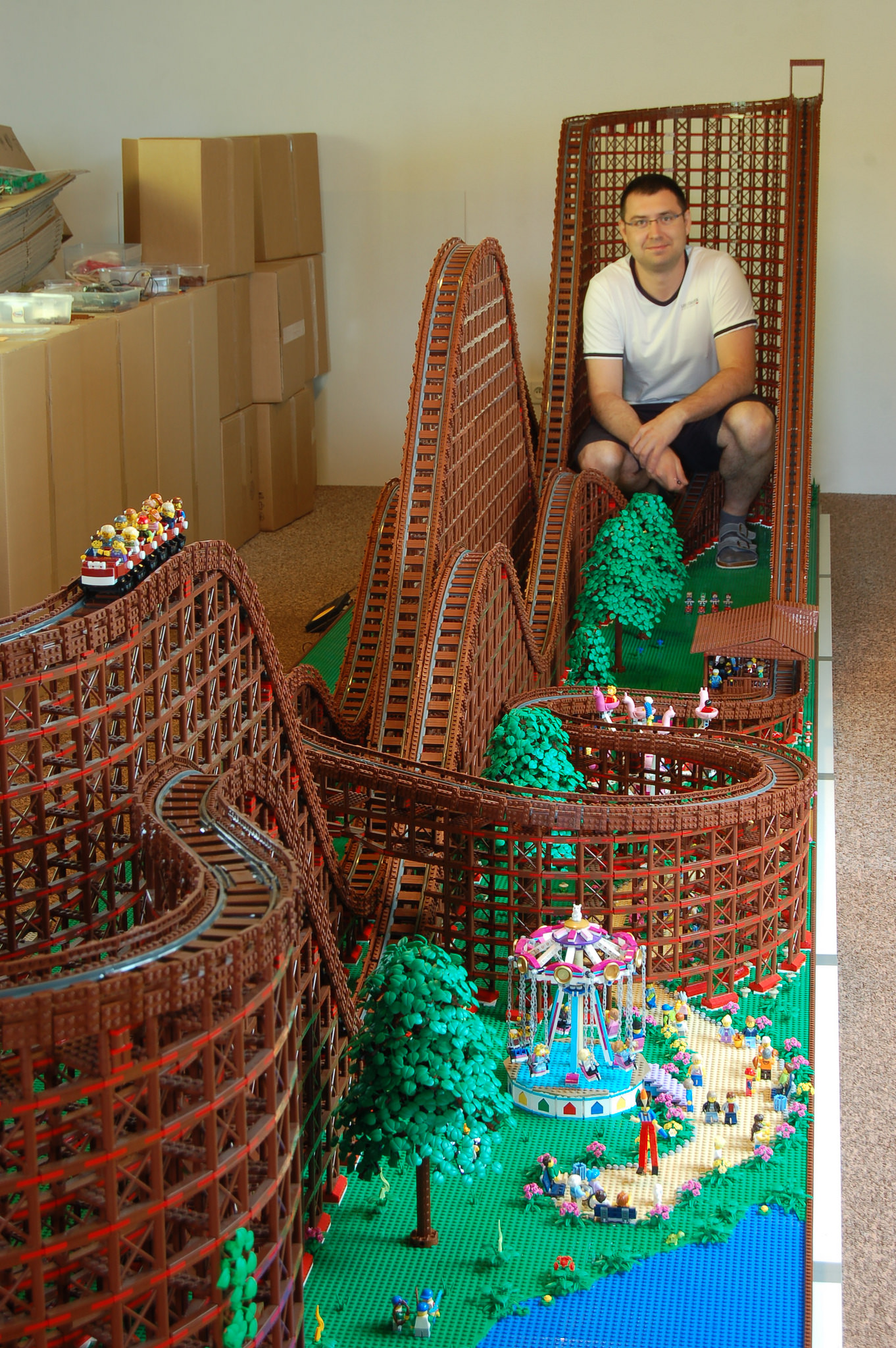 Buckle Up For A Ride On The World s Largest Lego Wooden Roller Coaster buckle-up-for-a-ride-on-the-world-s-largest-lego-wooden-roller-coaster